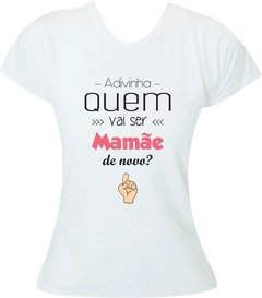 camiseta para anunciar gravidez