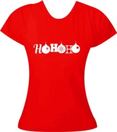 T-Shirt feminina Natal Hohoho