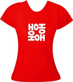 T-Shirt feminina Natal Hohoho