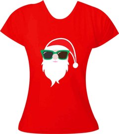 T-Shirt feminina Papai Noel Estiloso