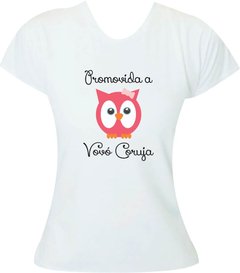 Camiseta Promovida a vovó coruja - comprar online