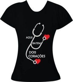 camiseta aqui batem dois coracoes