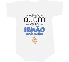 Camiseta Adivinha quem vai ser irmão mais velho - Moricato