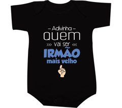 Camiseta Adivinha quem vai ser irmão mais velho na internet