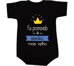 Camiseta Fui promovido a irmão mais velho na internet