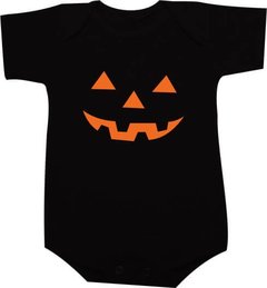 Body bebe Halloween Rosto de abobora