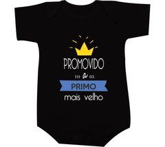 Camiseta Promovido a primo mais velho com coroa - Moricato