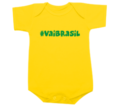 Body Bebê Amarelo #Vai Brasil