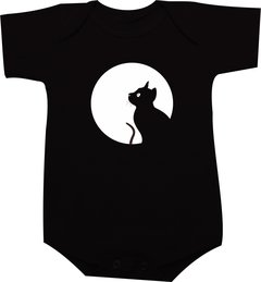 Body bebe Gato preto e lua