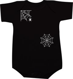 body bebe Halloween Teia de aranha