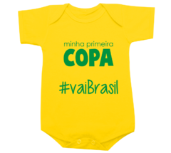 Body Bebê Minha Primeira Copa - Vai Brasil