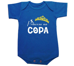 Body Bebê Azul Princesa na Copa