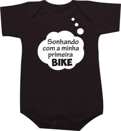 Body bebê Sonhando com a minha primeira bike - comprar online