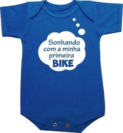 Body bebê Sonhando com a minha primeira bike na internet