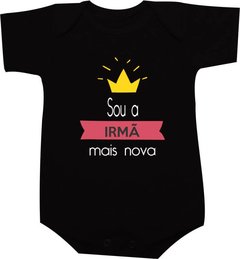 Body bebê Sou a Irmã mais nova