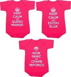 Body trigêmeos Keep Calm na internet