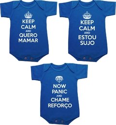 Body trigêmeos Keep Calm - comprar online