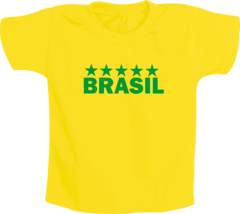 Camiseta Infantil Brasil