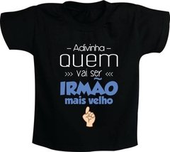 Camiseta Adivinha quem vai ser irmão mais velho