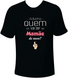 camiseta para anunciar gravidez