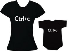 camisetas tal mae tal filha ctrl c ctrl v