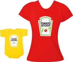 Camisetas Tal mãe tal filha Ketchup e Mostarda - comprar online