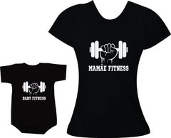 Camisetas Tal mãe tal filha Mamãe fitness / Baby fitness