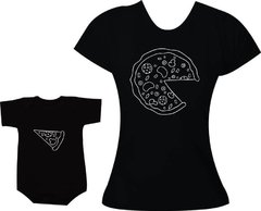 camisetas tal mae tal filha pizza