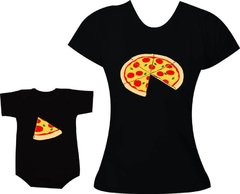 camisetas tal mae tal filha pizza