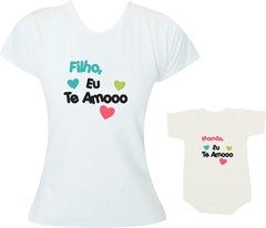 camisetas tal mae tal filha com frase