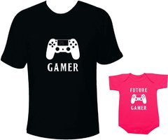 Camisetas Tal pai tal filha Gamer / Future gamer - PS4