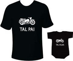 Camisetas Tal pai tal filha Moto