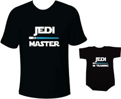 Camisetas Tal pai tal filho Jedi Master / Jedi in training