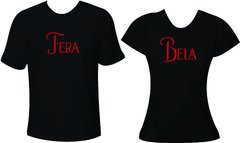 Camiseta Casal Namorado Bela e a Fera