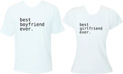 Camiseta Casal Namorado Best Boyfriend / Girlfriend Ever