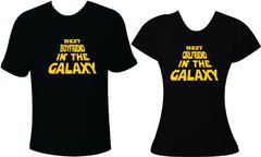 Camiseta Casal Namorado Best Boyfriend / Girlfriend in the Galaxy