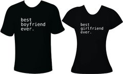 Camiseta Casal Namorado Best Boyfriend / Girlfriend Ever