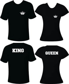 Camiseta Casal Namorado King e Queen