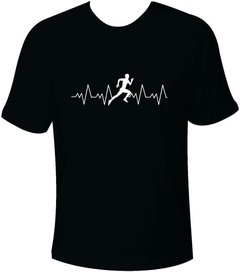 T-Shirt Feminina Corrida Batimentos Cardíacos na internet