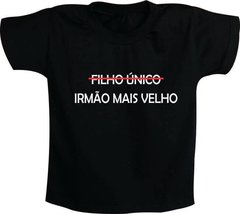 Camiseta Filho único - Irmão mais velho - comprar online