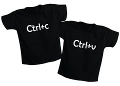 camiseta infantil ctrl c ctrl v