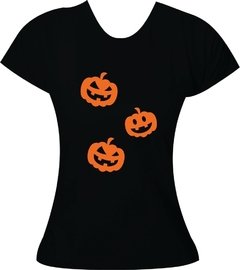 Camiseta Halloween Abóboras - Adulto feminina - comprar online