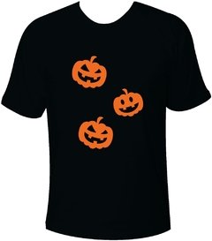 Camiseta Halloween Abóboras - Adulto