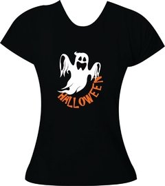 Camiseta Halloween Fantasma - Adulto feminina