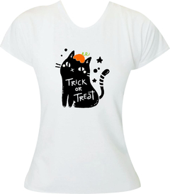 Camiseta Halloween Trick or Treat - Adulto feminino