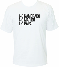 Camiseta Namorado Marido Papai - comprar online