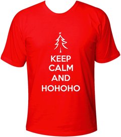 Camiseta Natal Keep Calm and Hohoho