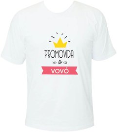 Camiseta Promovida a vovó com coroa - Moricato