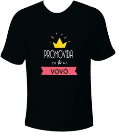 Camiseta Promovida a vovó com coroa - Moricato