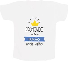 Camiseta Promovido a irmão mais velho com coroa